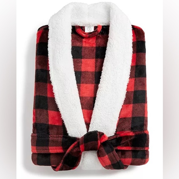 Martha Stewart Collection women's Plush Robe One size fits most - Picture 2 of 8